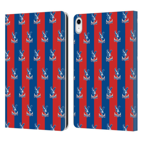 Crystal Palace FC Crest Pattern Leather Book Wallet Case Cover For Apple iPad 10.9 2022/2025