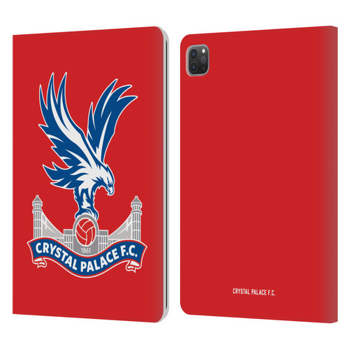 Crystal Palace FC Crest Eagle Leather Book Wallet Case Cover For Apple iPad Pro 11 2020 / 2021 / 2022