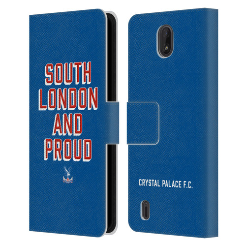 Crystal Palace FC Crest South London And Proud Leather Book Wallet Case Cover For Nokia C01 Plus/C1 2nd Edition