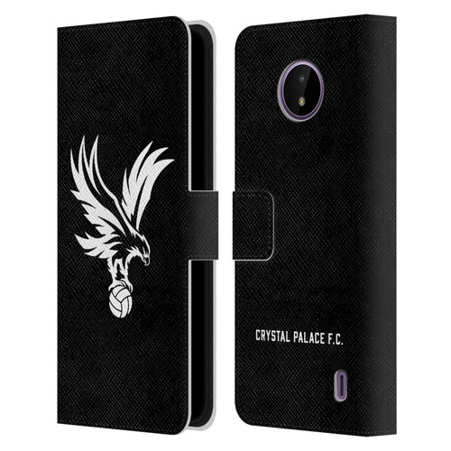 Crystal Palace FC Crest Eagle Grey Leather Book Wallet Case Cover For Nokia C10 / C20