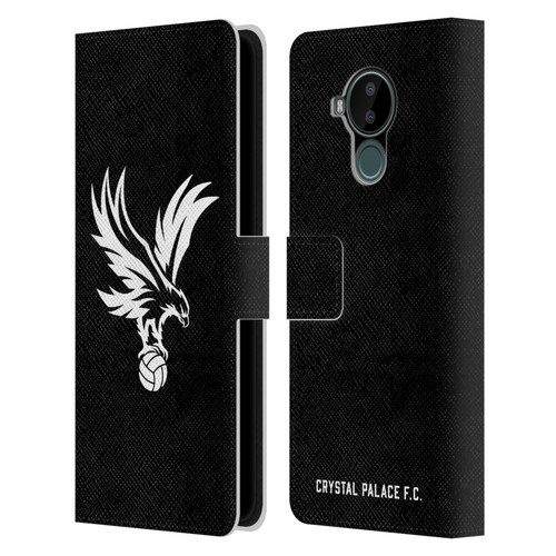 Crystal Palace FC Crest Eagle Grey Leather Book Wallet Case Cover For Nokia C30