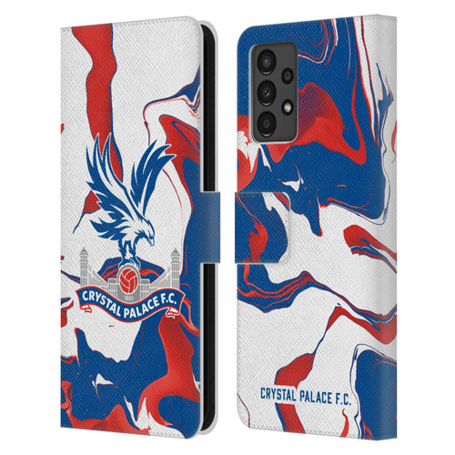 Crystal Palace FC Crest Marble Leather Book Wallet Case Cover For Samsung Galaxy A13 (2022)