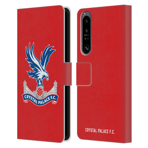 Crystal Palace FC Crest Eagle Leather Book Wallet Case Cover For Sony Xperia 1 IV