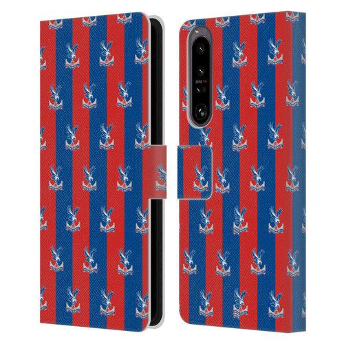 Crystal Palace FC Crest Pattern Leather Book Wallet Case Cover For Sony Xperia 1 IV
