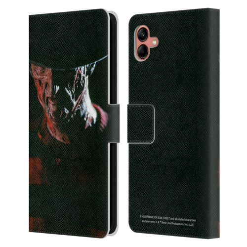 A Nightmare On Elm Street (1984) Graphics Freddy Leather Book Wallet Case Cover For Samsung Galaxy A04 (2022)
