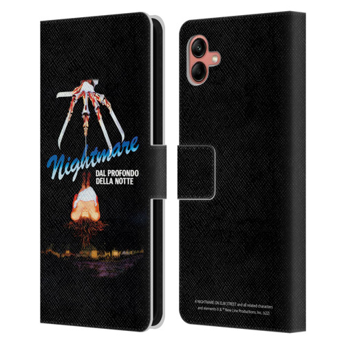 A Nightmare On Elm Street (1984) Graphics Nightmare Leather Book Wallet Case Cover For Samsung Galaxy A04 (2022)
