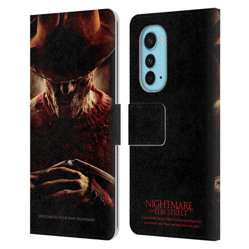 A Nightmare On Elm Street (2010) Graphics Freddy Key Art Leather Book Wallet Case Cover For Motorola Edge (2022)
