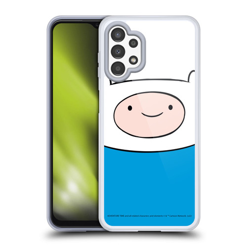 Adventure Time Graphics Finn The Human Soft Gel Case for Samsung Galaxy A13 (2022)