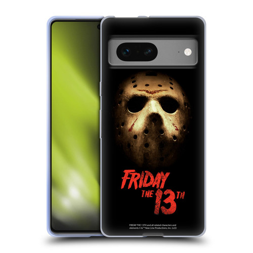 Friday the 13th 2009 Graphics Jason Voorhees Poster Soft Gel Case for Google Pixel 7