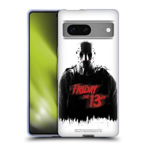 Friday the 13th 2009 Graphics Jason Voorhees Key Art Soft Gel Case for Google Pixel 7