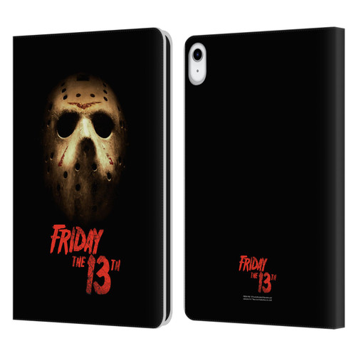 Friday the 13th 2009 Graphics Jason Voorhees Poster Leather Book Wallet Case Cover For Apple iPad 10.9 (2022)