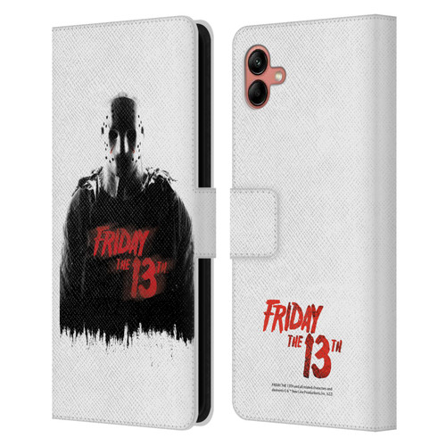 Friday the 13th 2009 Graphics Jason Voorhees Key Art Leather Book Wallet Case Cover For Samsung Galaxy A04 (2022)