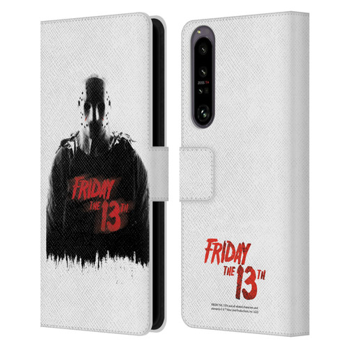 Friday the 13th 2009 Graphics Jason Voorhees Key Art Leather Book Wallet Case Cover For Sony Xperia 1 IV