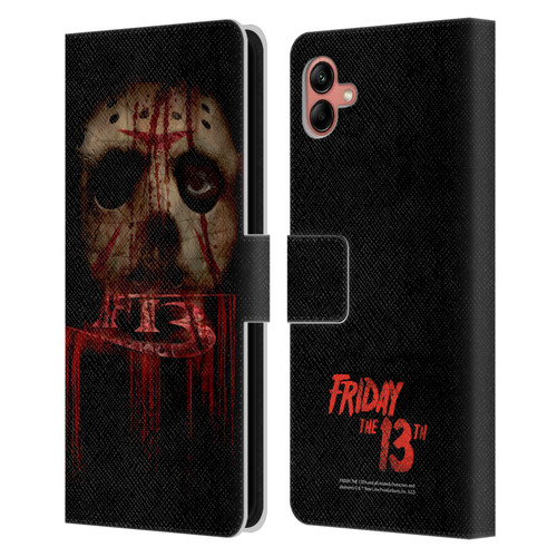 Friday the 13th 2009 Graphics Jason Voorhees Leather Book Wallet Case Cover For Samsung Galaxy A04 (2022)
