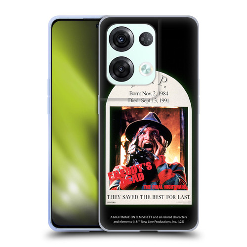 A Nightmare On Elm Street: Freddy's Dead Graphics The Final Nightmare Soft Gel Case for OPPO Reno8 Pro