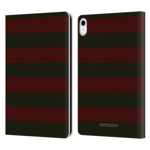 A Nightmare On Elm Street: Freddy's Dead Graphics Sweater Pattern Leather Book Wallet Case Cover For Apple iPad 10.9 (2022)