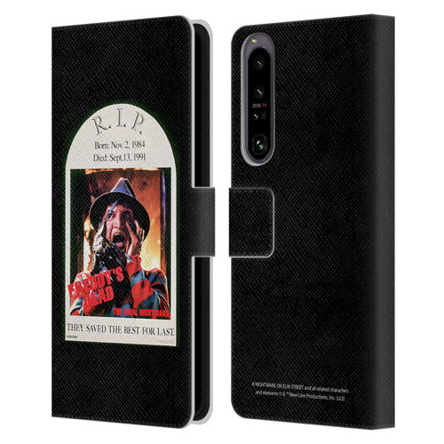 A Nightmare On Elm Street: Freddy's Dead Graphics The Final Nightmare Leather Book Wallet Case Cover For Sony Xperia 1 IV