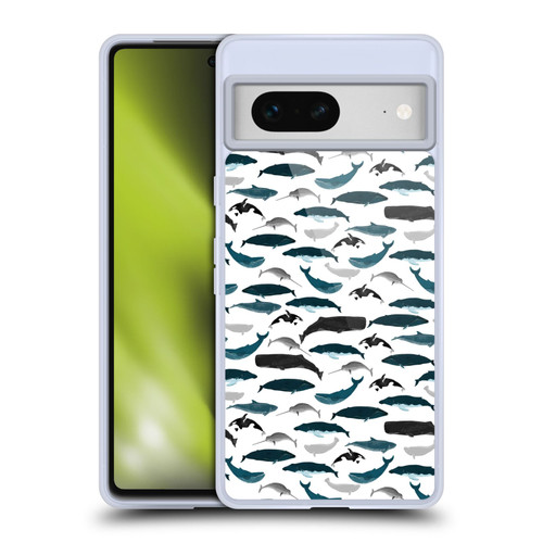 Andrea Lauren Design Sea Animals Whales Soft Gel Case for Google Pixel 7