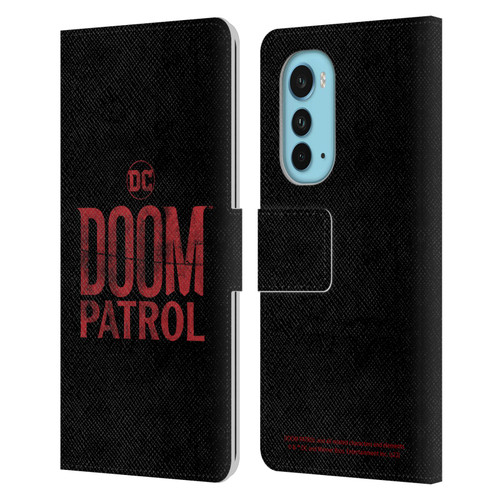 Doom Patrol Graphics Logo Leather Book Wallet Case Cover For Motorola Edge (2022)