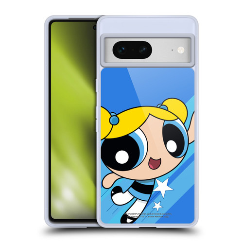 The Powerpuff Girls Graphics Bubbles Soft Gel Case for Google Pixel 7