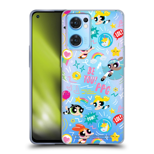 The Powerpuff Girls Graphics Icons Soft Gel Case for OPPO Reno7 5G / Find X5 Lite