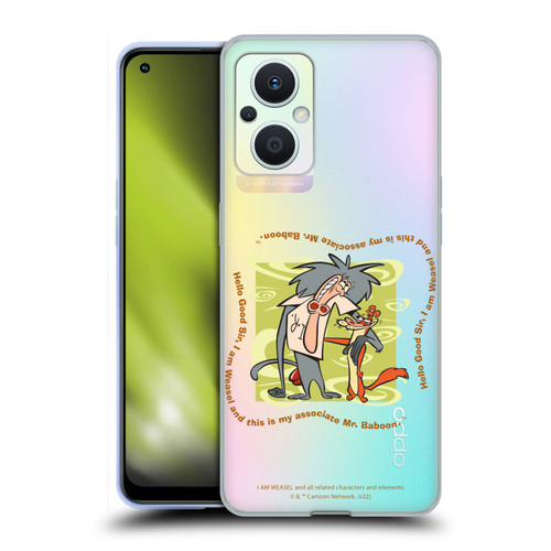 I Am Weasel. Graphics Hello Good Sir Soft Gel Case for OPPO Reno8 Lite