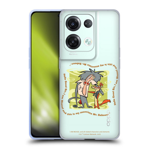 I Am Weasel. Graphics Hello Good Sir Soft Gel Case for OPPO Reno8 Pro