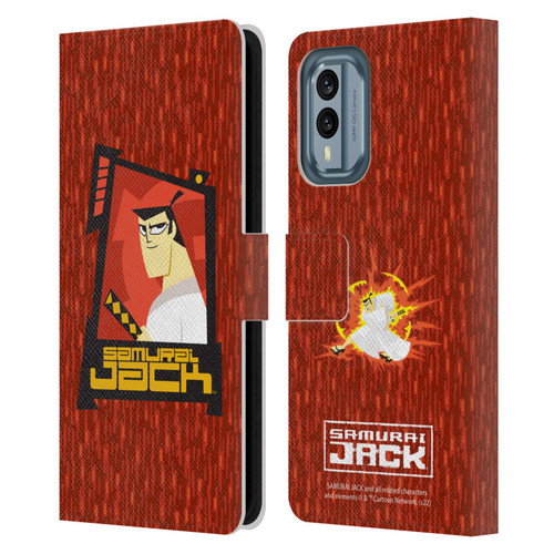 Samurai Jack Graphics Character Art 2 Leather Book Wallet Case Cover For Nokia X30