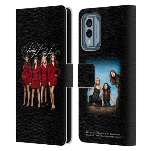 Pretty Little Liars Graphics Characters Leather Book Wallet Case Cover For Nokia X30