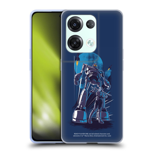 Ready Player One Graphics Iron Giant Soft Gel Case for OPPO Reno8 Pro