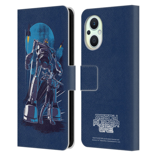Ready Player One Graphics Iron Giant Leather Book Wallet Case Cover For OPPO Reno8 Lite