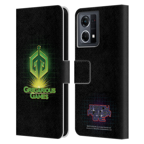 Ready Player One Graphics Logo Leather Book Wallet Case Cover For OPPO Reno8 4G