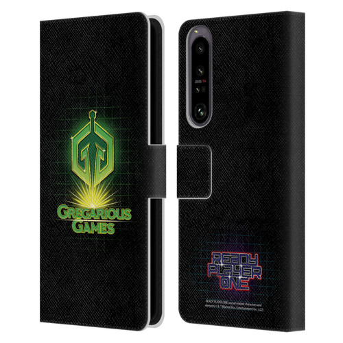 Ready Player One Graphics Logo Leather Book Wallet Case Cover For Sony Xperia 1 IV
