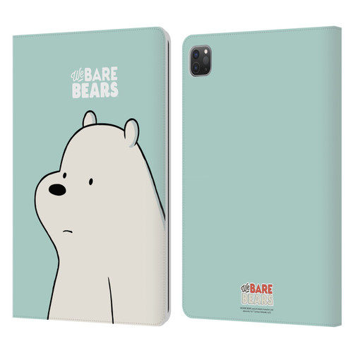 We Bare Bears Character Art Ice Bear Leather Book Wallet Case Cover For Apple iPad Pro 11 2020 / 2021 / 2022