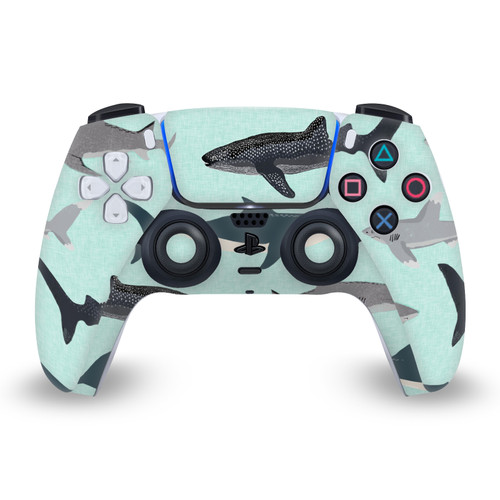 Andrea Lauren Design Art Mix Sharks Vinyl Sticker Skin Decal Cover for Sony PS5 Sony DualSense Controller