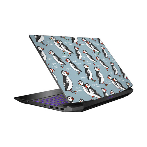 Andrea Lauren Design Birds Puffins Vinyl Sticker Skin Decal Cover for HP Pavilion 15.6" 15-dk0047TX