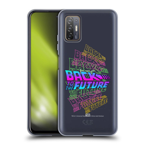 Back to the Future I Composed Art Logo Soft Gel Case for HTC Desire 21 Pro 5G