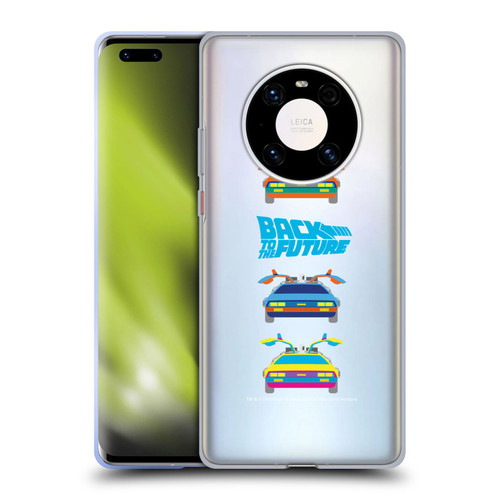 Back to the Future I Composed Art Time Machine Car 2 Soft Gel Case for Huawei Mate 40 Pro 5G
