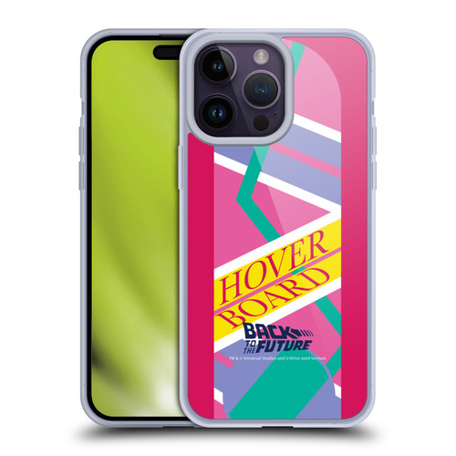 Back to the Future I Composed Art Hoverboard 2 Soft Gel Case for Apple iPhone 14 Pro Max