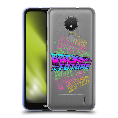 Back to the Future I Composed Art Logo Soft Gel Case for Nokia C21