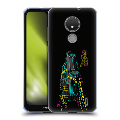 Back to the Future I Composed Art Neon Soft Gel Case for Nokia C21