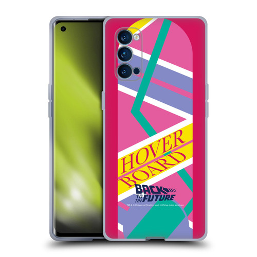 Back to the Future I Composed Art Hoverboard 2 Soft Gel Case for OPPO Reno 4 Pro 5G