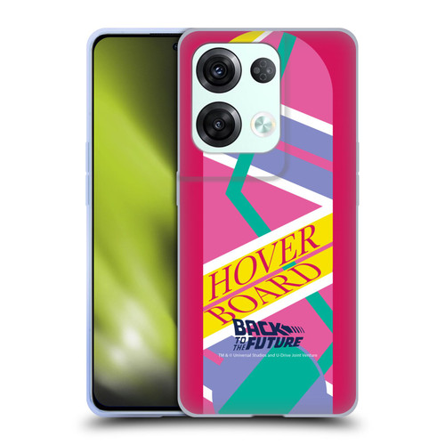 Back to the Future I Composed Art Hoverboard 2 Soft Gel Case for OPPO Reno8 Pro