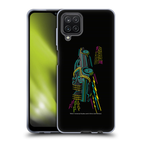 Back to the Future I Composed Art Neon Soft Gel Case for Samsung Galaxy A12 (2020)