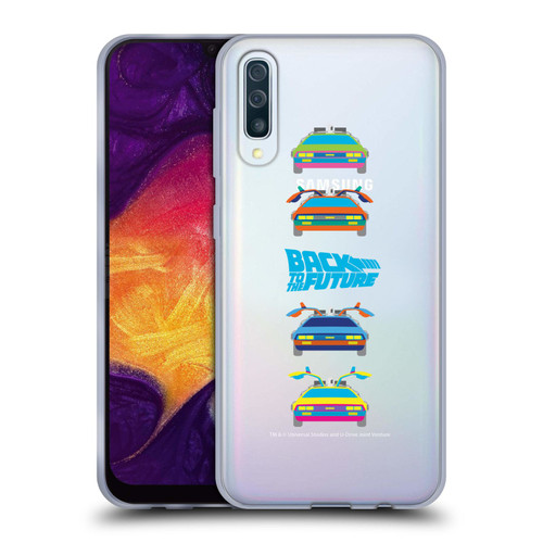 Back to the Future I Composed Art Time Machine Car 2 Soft Gel Case for Samsung Galaxy A50/A30s (2019)