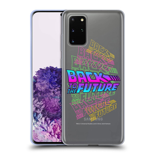 Back to the Future I Composed Art Logo Soft Gel Case for Samsung Galaxy S20+ / S20+ 5G