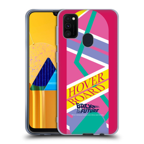 Back to the Future I Composed Art Hoverboard 2 Soft Gel Case for Samsung Galaxy M30s (2019)/M21 (2020)