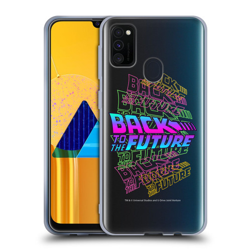 Back to the Future I Composed Art Logo Soft Gel Case for Samsung Galaxy M30s (2019)/M21 (2020)