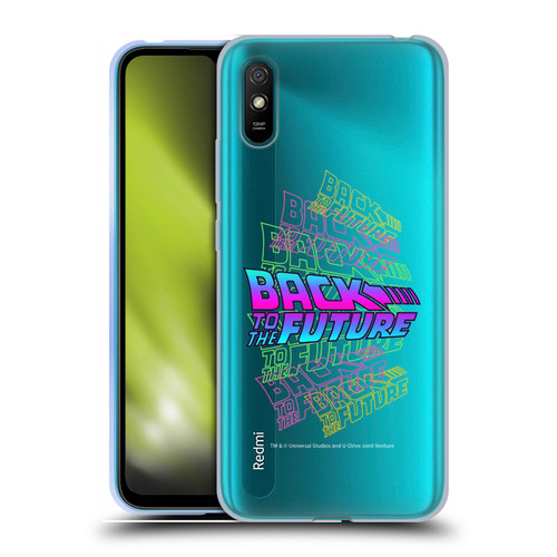 Back to the Future I Composed Art Logo Soft Gel Case for Xiaomi Redmi 9A / Redmi 9AT