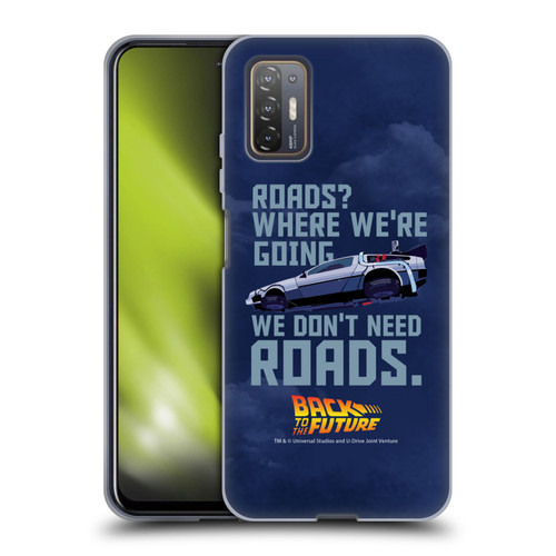 Back to the Future I Graphics Time Machine Car 2 Soft Gel Case for HTC Desire 21 Pro 5G